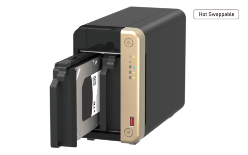 שרת QNAP TS-264 2-Bay 8G RAM Intel Quad Core 2x2.5GbE
