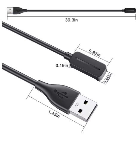 כבל טעינה לשעון חכם פולר pro/pro/vantage v3/ x2 pro