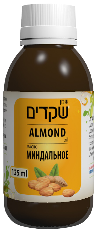 שמן שקדים | מכיל 125 מ"ל | לעיסוי הגוף והפנים | להרגעה והגנה על העור | דן פארם | Dan pharm