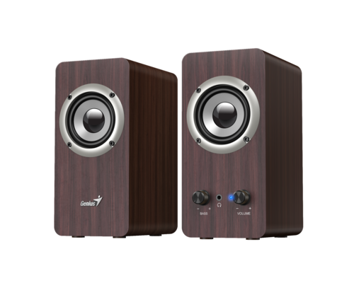 רמקולים 2.0 עץ Genius SP-HF400