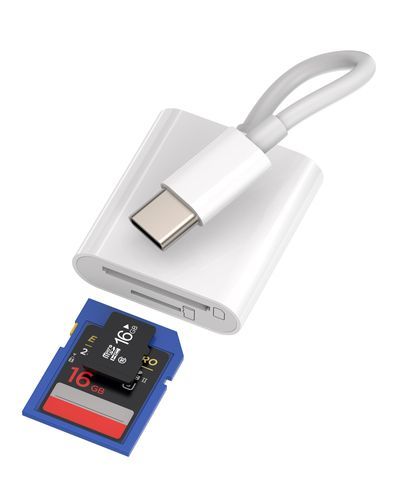 מתאם OTG מחיבור Type-C לכרטיס זיכרון Micro SD