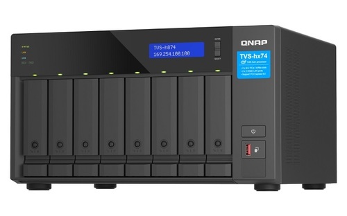 שרת QNAP ZFS TVS-h874-i5-32G 8-BAY i5-12400, 32GB ,2xNVME Slots