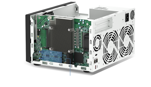 שרת QNAP ZFS TVS-h874-i5-32G 8-BAY i5-12400, 32GB ,2xNVME Slots