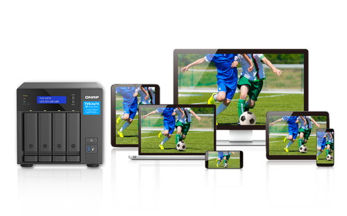 שרת QNAP ZFS TVS-h874-i5-32G 8-BAY i5-12400, 32GB ,2xNVME Slots