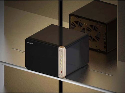 שרת QNAP TS-664 8G Quad-Core NVME NAS 6-Bay