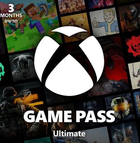כרטיס מנוי ל3 חודשים Microsoft Xbox Game Pass Ultimate