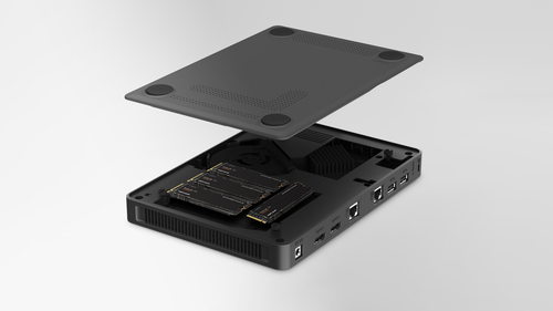 שרת אחסון QNAP TBS-464-8G 4-bay M.2 NVMe SSD NASbook NAS