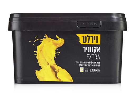 צבע אקווניר WHITE‏ ‏EXTRA‏ ‏5 ליטר