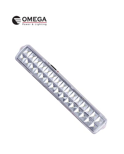 תאורת חירום נטענתניידת לד דגם OM-L30-2X3.7V-24H ציקלון Omega Cyclon 24h פנס תאורת חירום 30 נוריות לד עד 24 שעות