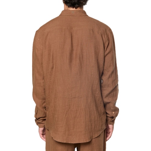 חולצה מכופתרת פשתןAINKER מידות S-XXL לגברים