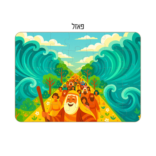 פאזל יציאת מצרים 40 חלקים