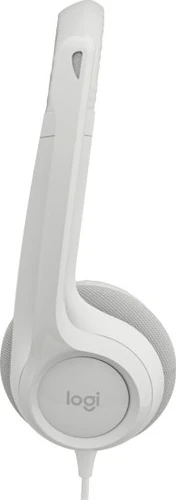 אוזניות ‏עם מיקרופון מדונה לשיחות זום Logitech H390 לוגיטק - לבן