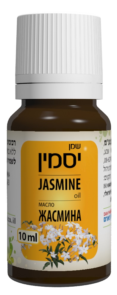 שמן יסמין מכיל 10 מ"ל טבעי ללא בישום דן פארם