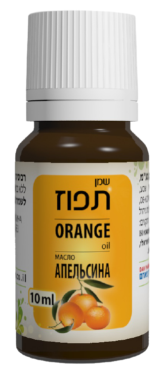 שמן תפוז דן פארם מכיל 10 מ"ל טבעי ללא בישום דן פארם
