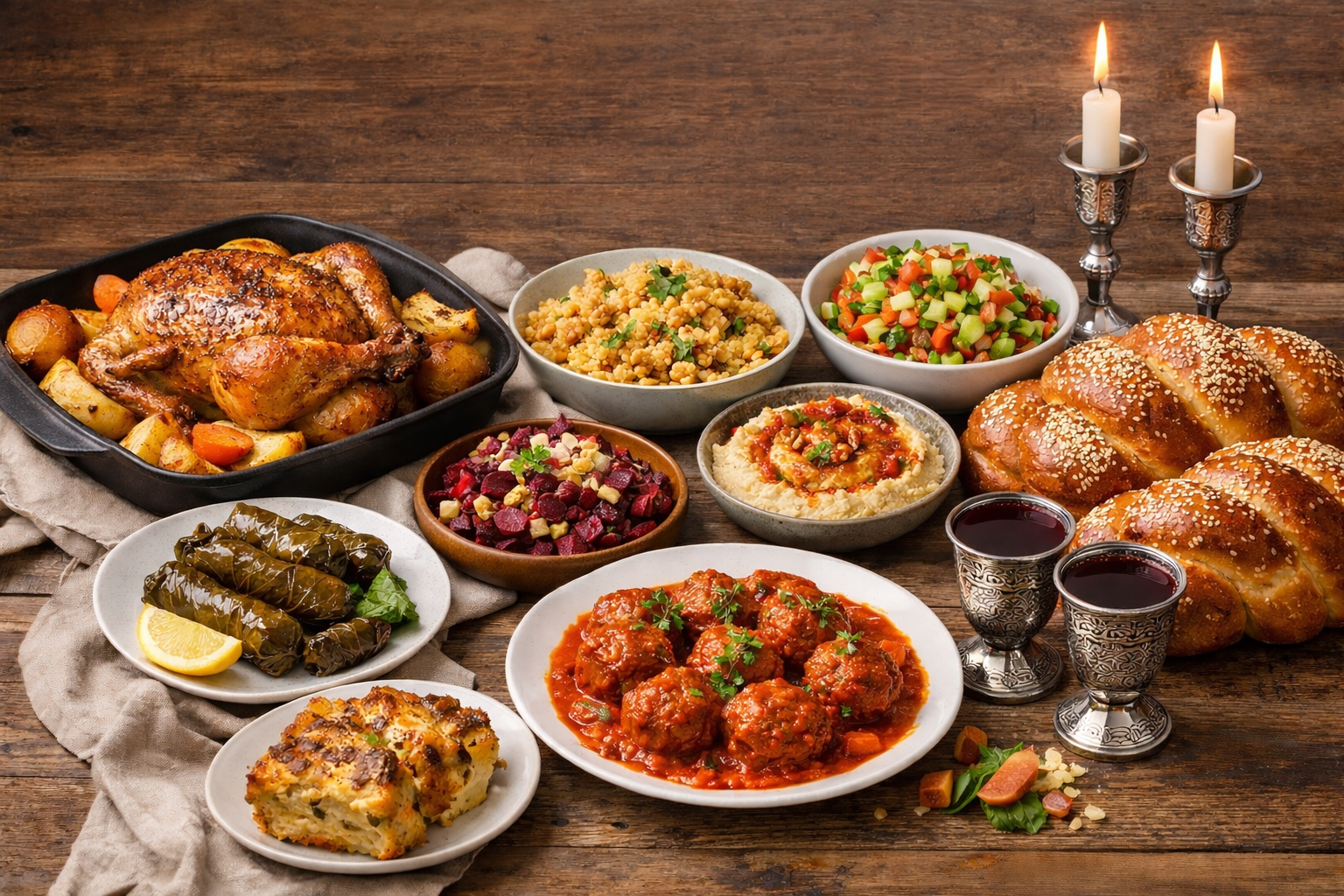 אוכל מוכן לשבת – איך להזמין ארוחה מושלמת בלי לבשל