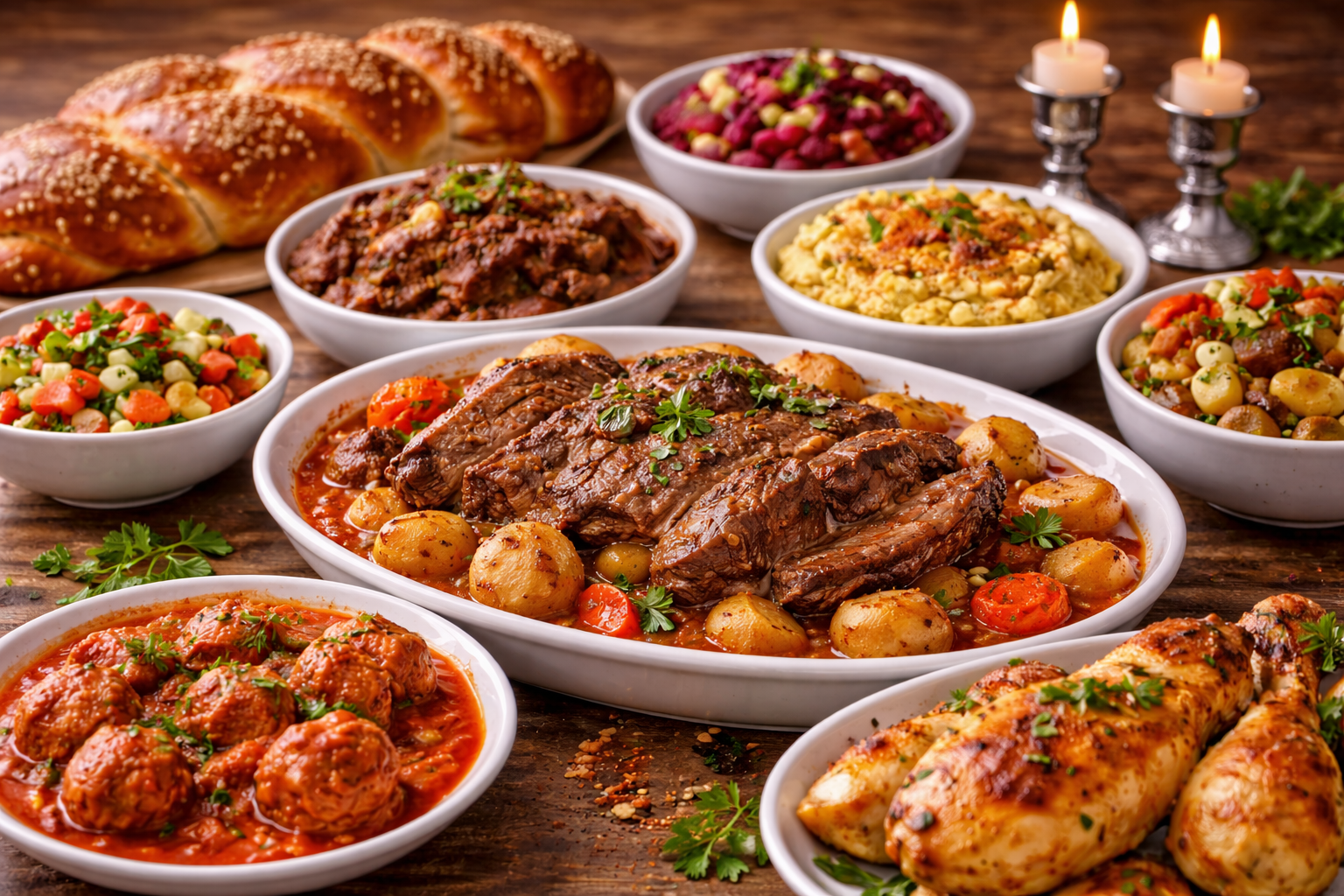 בשרים לשבת – מנות בשר מושלמות לארוחה משפחתית
