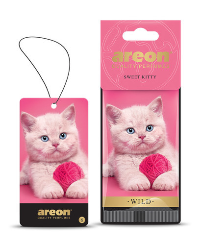 עץ ריח לרכב WILD SWEET KITTY AREON