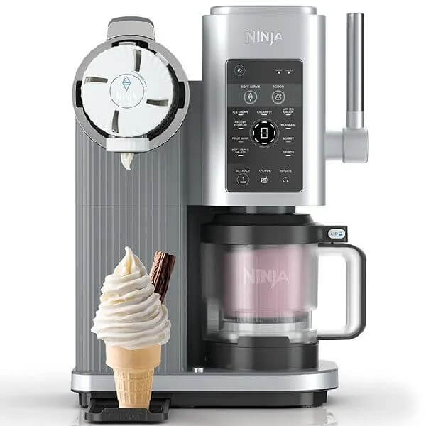 מכונת גלידה וגלידה אמריקאית CREAMI SPOON & SPIN דגם NINJA NC703 נינג