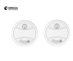 זוג גלאי עשן שליטה מלאה מהנייד OMEGA OM-433-WIFI WIFI
