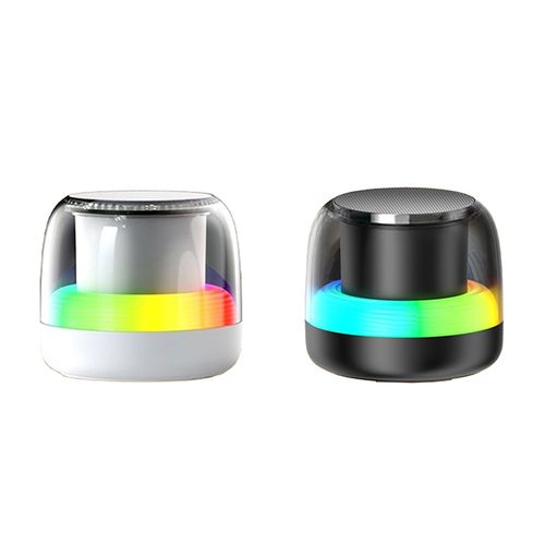רמקול Bluetooth מעוצב עם תאורת אווירה RGB מתחלפת