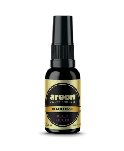 בקבוק בושם AREON BLACK FORCE בניחוח BLACK FOUGERE