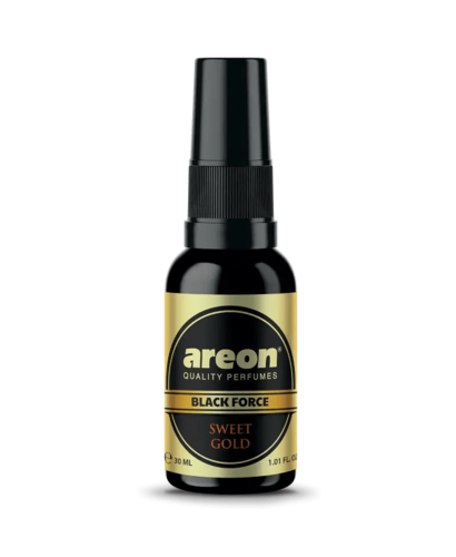 בקבוק בושם AREON BLACK FORCE בניחוח SWEET GOLD