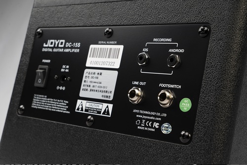מגבר גיטרה דיגיטלי JOYO DC-15S - מגבר נטען 15 וואט עם 9 מודלי אמפ, בלוטות', לופר ומכונת תופים לחזרות והופעות