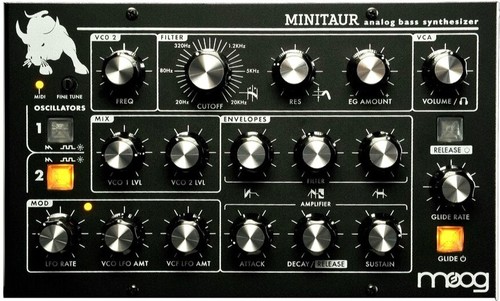 Moog Minitaur top