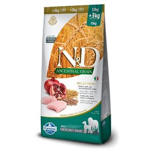 ND אנסס סלקשן עוף רימון כלב מד