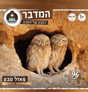 Wild Adventure פאזל טבע המדבר 96 חלקים, כוס החורבות בערוצי הנגב