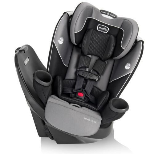כיסא בטיחות מסתובב משולב בוסטר-Revolve 360- צבע אפור Evenflo