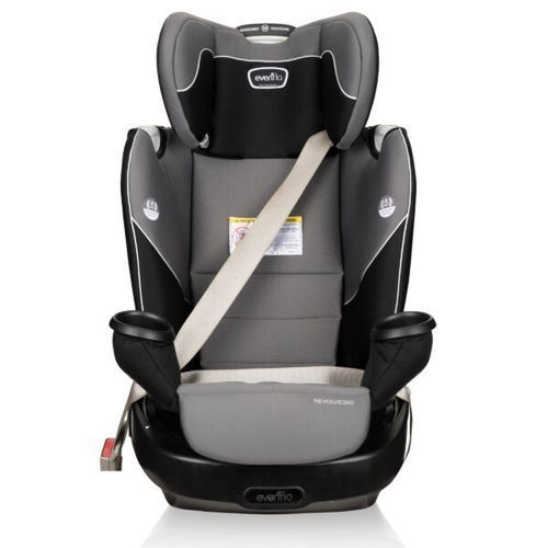 כיסא בטיחות מסתובב משולב בוסטר-Revolve 360- צבע אפור Evenflo