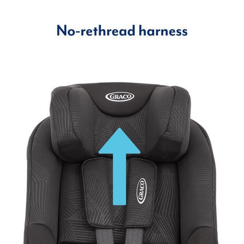 כסא בטיחות אקסטנד Extend LX צר במיוחד R129 - אפור כהה גרקו