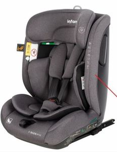 כסא בטיחות I-CRUZE FIX R129 אפור  Infanti