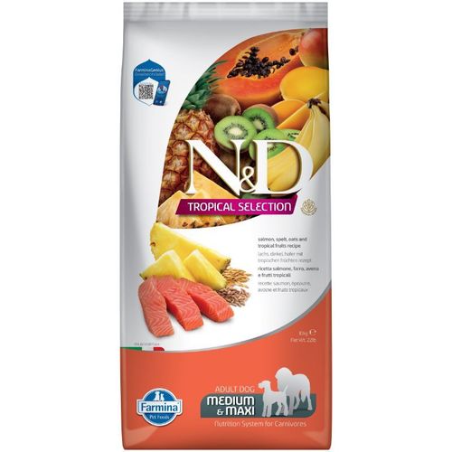 טרופיקל סלמון בוגר מדיום 10קג ND
