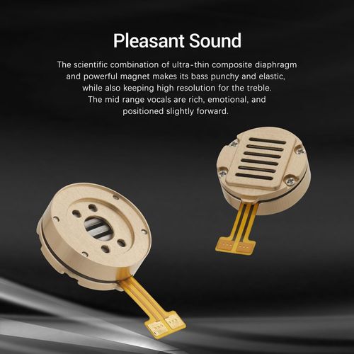 אוזניות HiFi קוויות עם רמקול שטוח של SIVGA NIGHTINGALE, אוזניות ניטור אוזן