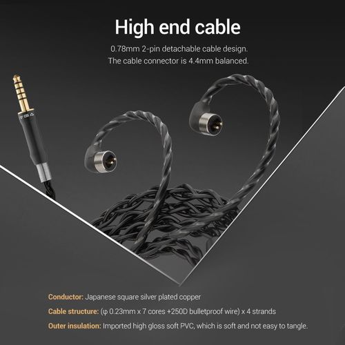 אוזניות HiFi קוויות עם רמקול שטוח של SIVGA NIGHTINGALE, אוזניות ניטור אוזן