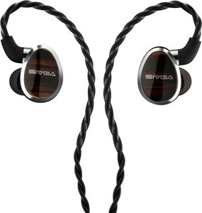 אוזניות HiFi קוויות עם רמקול שטוח של SIVGA NIGHTINGALE, אוזניות ניטור אוזן