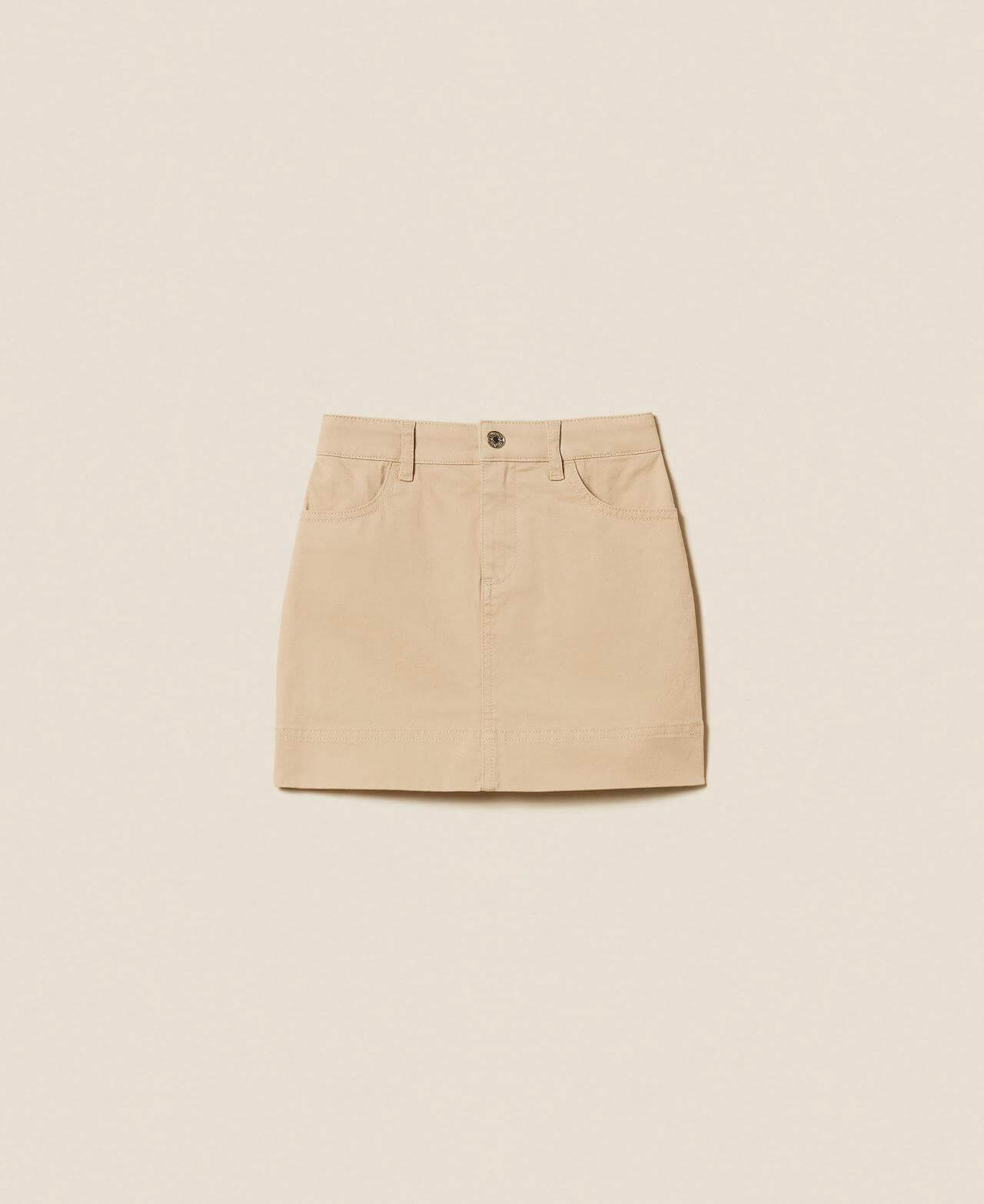 Bull denim miniskirt