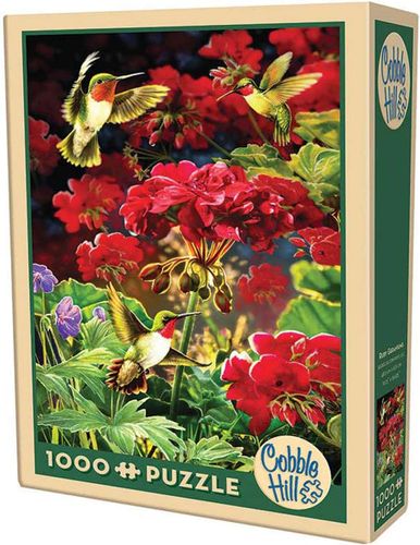 Cobble Hill – Ruby Geraniums (1000 חלקים)