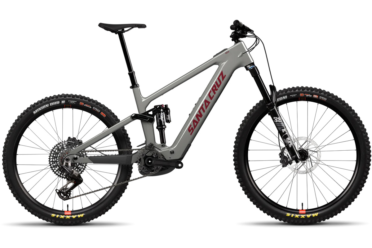 אופני הרים חשמליים SANTA CRUZ VALA 1 C 90 אפור