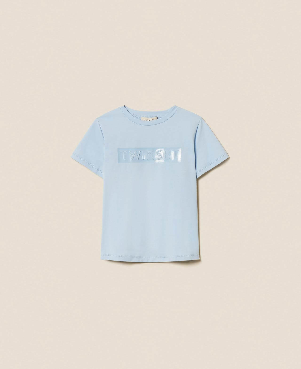 Regular T-shirt with glossy print