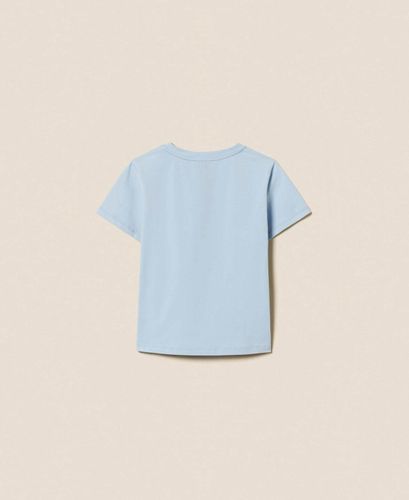 Regular T-shirt with glossy print