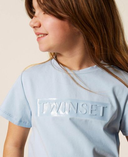 Regular T-shirt with glossy print
