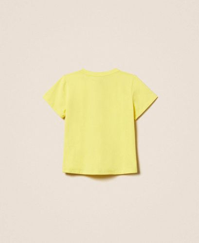 Regular T-shirt with glossy print
