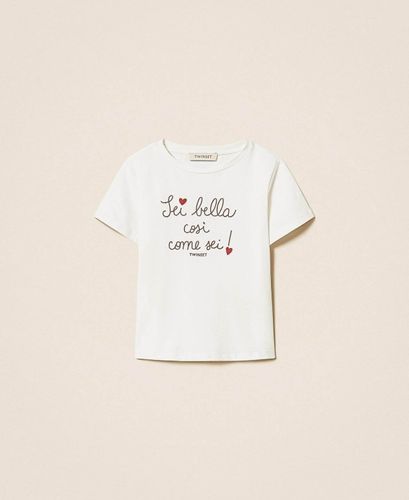 Regular fit T-shirt with embroidery