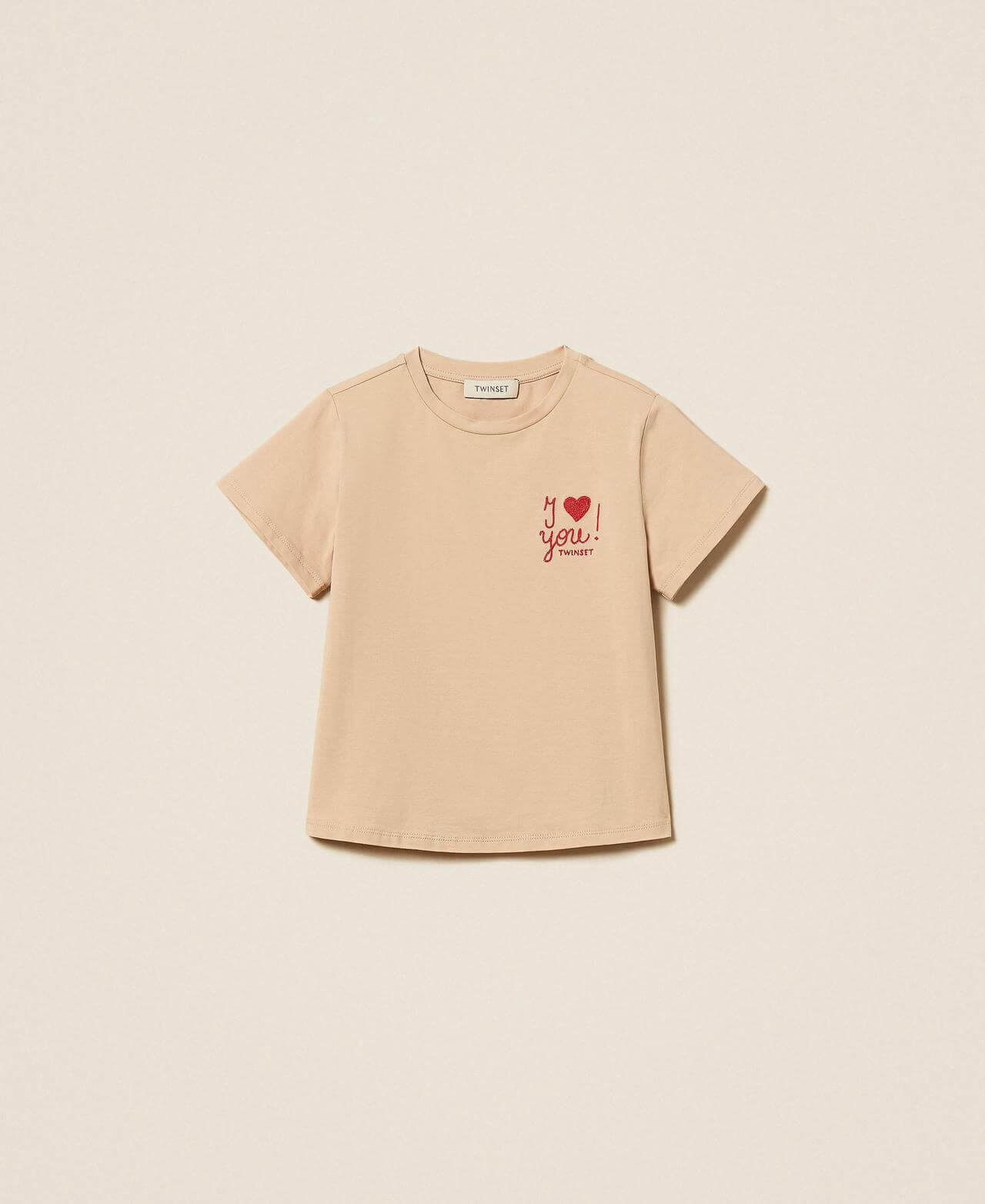 Regular fit T-shirt with embroidery