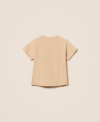 Regular fit T-shirt with embroidery