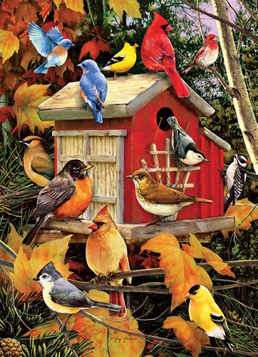 Cobble Hill - Fall Birds (1000 חלקים)