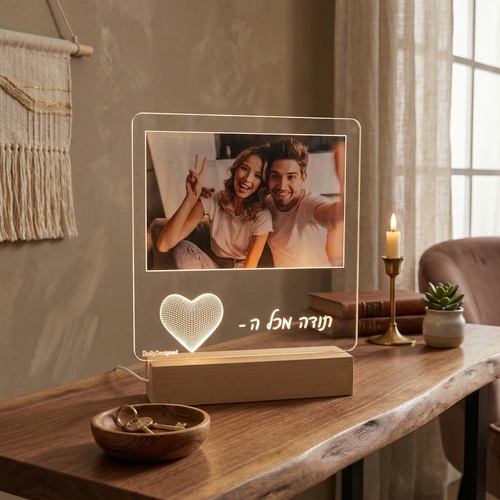 מעמד פרספקט מואר עם תמונה